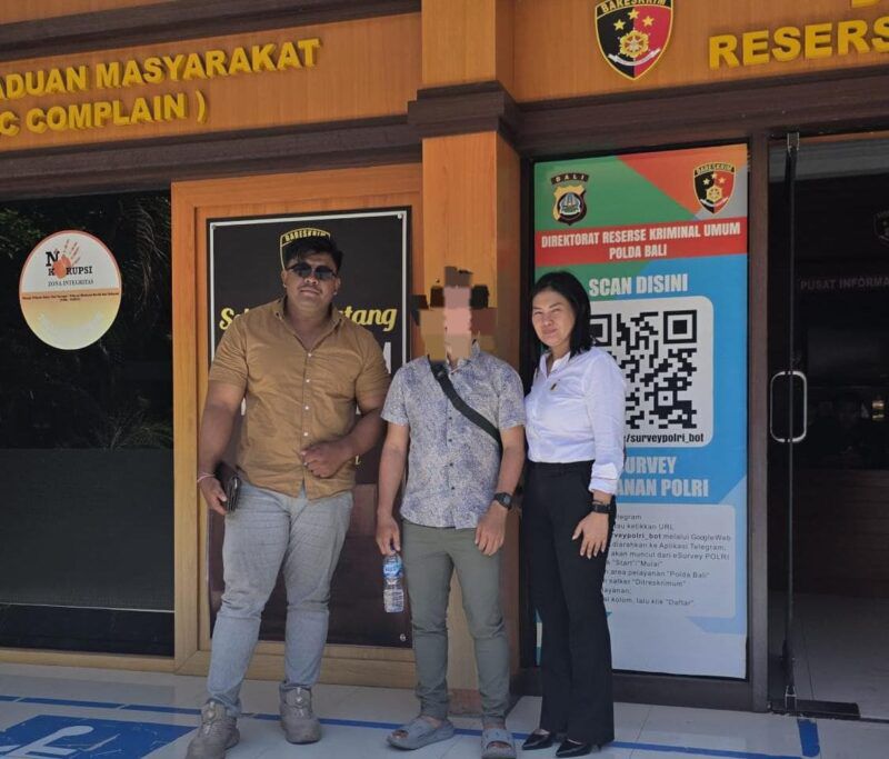 Dampingi Saksi Kunci, Tim Kuasa Hukum James Richard & Partners Kawal Kasus Penipuan di Polda Bali